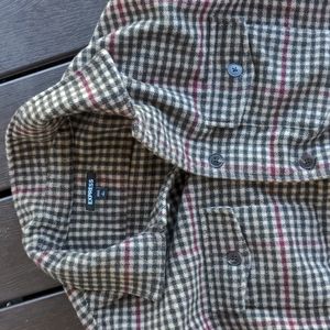 Express Houndstooth Wool Blend Shirt Jacket
